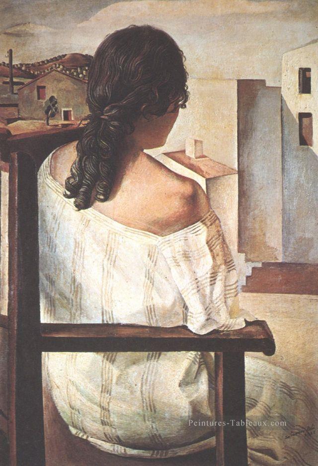 La chica de atrás 1925 Cubismo Dada Surrealismo Salvador Dalii Pintura al óleo